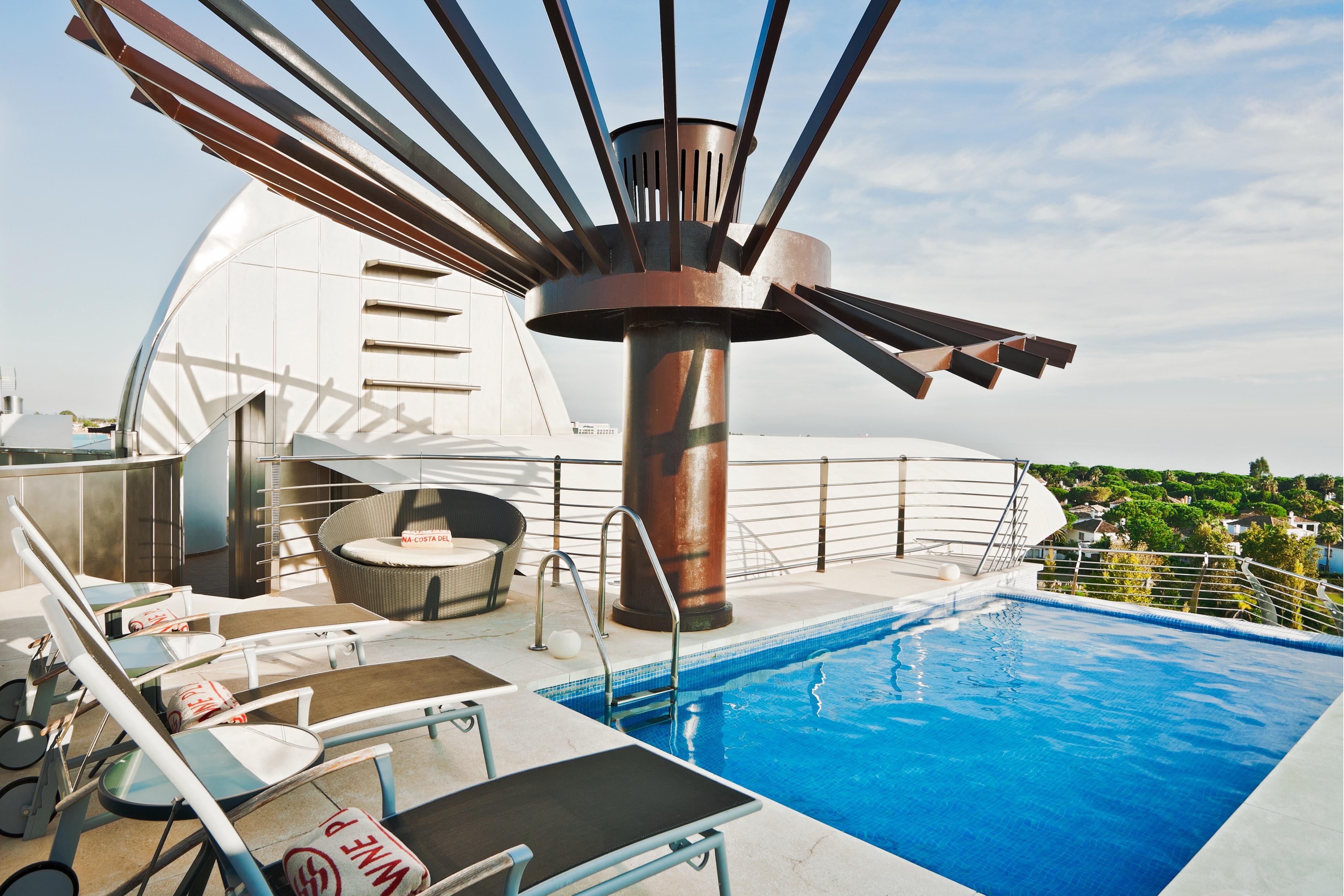 Senator Banus (Adults Only) Hotel Estepona Facilities photo Rooftop pool
